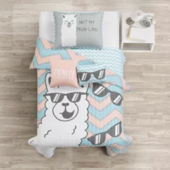 Cool As Llama Reversible Quilt 4Pc Set Gray/Pink 11 Cool As Llama Reversible Quilt 4Pc Set Gray/Pink -Bed Linings Sales 2024 011ab42e0da4411aac124d58c5f7010d