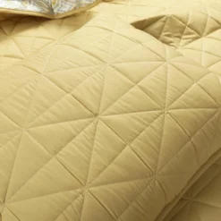 Mid Century Modern Geo Reversible Quilt Yellow 3Pc Set Full/Queen Yellow -Bed Linings Sales 2024 0148cf231f5f4deab7eadae8ca24f207