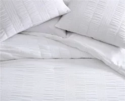 Elm 3 Piece Comforter Set Queen White White -Bed Linings Sales 2024 02b6ecbdfd1a4fbf80f8c63b4a6bad5e 1