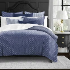 6ix Tailors Fine Linens Windham Indigo Coverlet Set Indigo -Bed Linings Sales 2024 05ed9d1e5c4247cc95cfa0541cc4d608