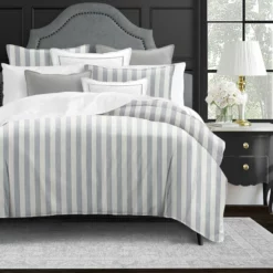 6ix Tailors Fine Linens Wave Runner Gray Coverlet Set Gray -Bed Linings Sales 2024 062d35045ed247bfb6e55046a9363489