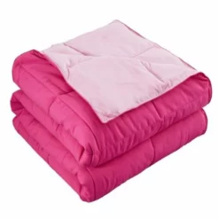 QuikFurn Traditional Microfiber Reversible 3 Piece Comforter Set Pink -Bed Linings Sales 2024 07d3c19869cf407795477bf1a8571d7e
