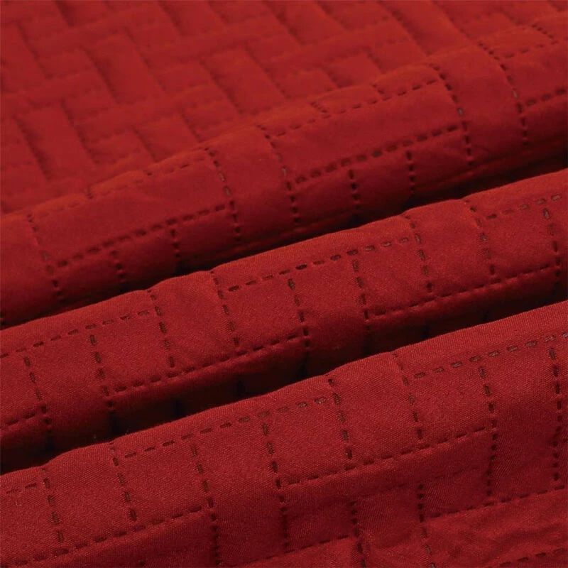 Legacy Decor 3 PCS Squared Stitched Pinsonic Reversible Lightweight All Season Bedspread Quilt Coverlet Oversized, Queen Size, Navy Color Brick 3 Legacy Decor 3 PCS Squared Stitched Pinsonic Reversible Lightweight All Season Bedspread Quilt Coverlet Oversized, Queen Size, Navy Color Brick - Image 3