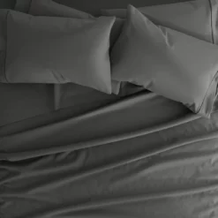 6 Piece Essential Solid Colors Bed Set - Fitted Sheet, Flat Sheet, Extra Pillowcase(s) Gray 11 6 Piece Essential Solid Colors Bed Set - Fitted Sheet, Flat Sheet, Extra Pillowcase(s) Gray -Bed Linings Sales 2024 0ec6723b03c34a31bef934167c6a49be