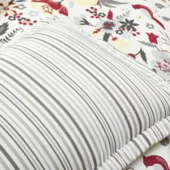 Blooming Garden Reversible Comforter 5-Pc Set Gray/Multi -Bed Linings Sales 2024 119a721192c5424ba3a87dace036936a