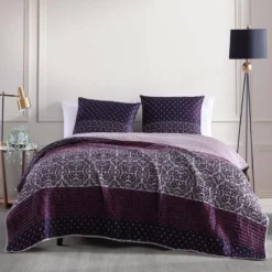 Bebejan Cordon Purple 100% Cotton 230 Thread Count 3-Piece Reversible Quilt Set. Purple 13 Bebejan Cordon Purple 100% Cotton 230 Thread Count 3-Piece Reversible Quilt Set. Purple -Bed Linings Sales 2024 13eab0378bb44a5091332ee763a163ec