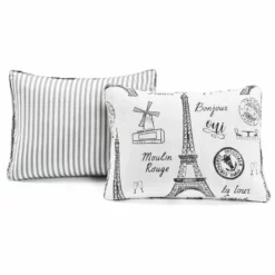 Paris Bonjour Reversible Cotton Quilt Black/White 3Pc Set King Black/White 15 Paris Bonjour Reversible Cotton Quilt Black/White 3Pc Set King Black/White -Bed Linings Sales 2024 15c7765d5bfa4f28a3f84bb0d34437ac