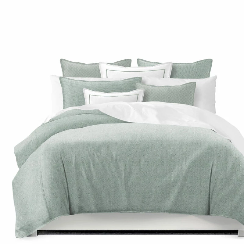 6ix Tailors Fine Linens Bamboo Haven Mist Coverlet Set Mist 1 6ix Tailors Fine Linens Bamboo Haven Mist Coverlet Set Mist