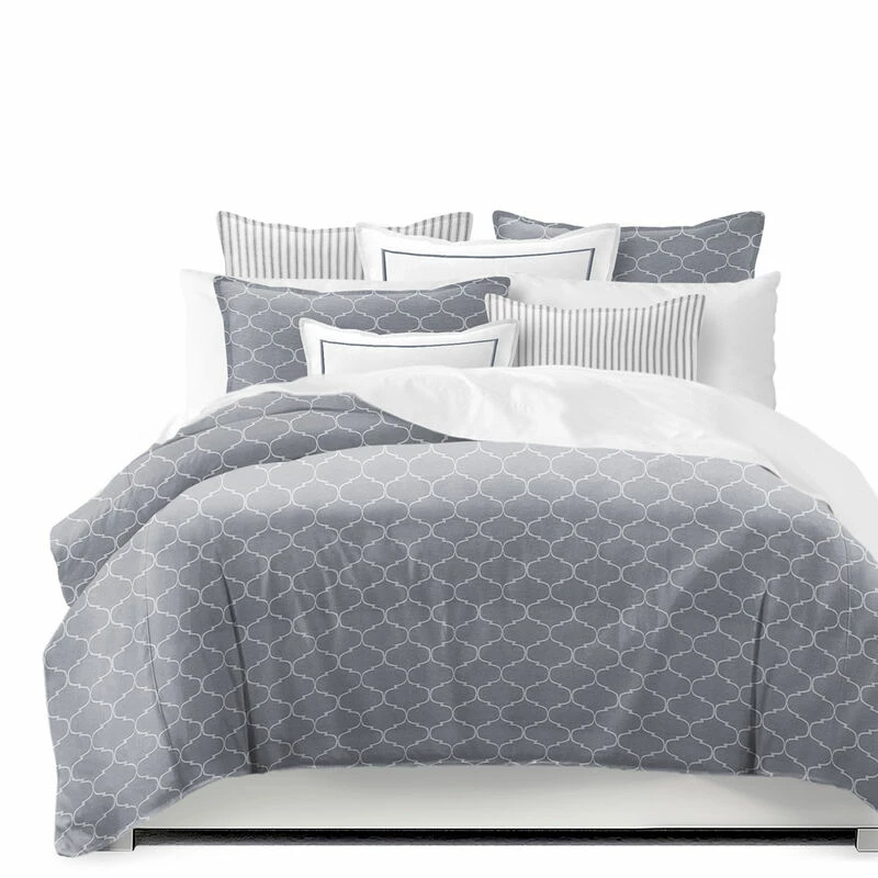 6ix Tailors Fine Linens Gazebo Pewter Coverlet Set Pewter 1 6ix Tailors Fine Linens Gazebo Pewter Coverlet Set Pewter