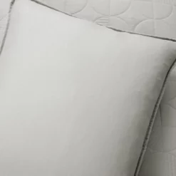 Mid Century Circle Reversible Oversized Cotton Quilt 3Pc Set Gray -Bed Linings Sales 2024 24ff29a6fcff496a9ceebc6ca031f1ee