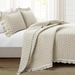 Ella Ruffle Lace Quilt 3Pc Set Neutral 10 Ella Ruffle Lace Quilt 3Pc Set Neutral -Bed Linings Sales 2024 2c1f9ceb5a1a44e5a76c8cd2f694bd1b