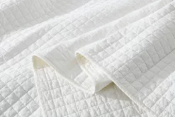 MarCielo 100% Cotton Quilted Throw 50 X 60 Inches Soft White -Bed Linings Sales 2024 2f1c01e13c1a49259f6acd9f1d821208