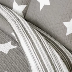Star Quilt 2Pc Set Gray -Bed Linings Sales 2024 3719b8a07c6d4de0ab686f62f5e2ba68