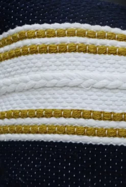 Blue 18"x18" Indoor Outdoor Pillow With Braid For Sofa -Bed Linings Sales 2024 3bfe245a356f4cb9bba3c4b48240a30b