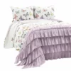 Flutter Butterfly Oversized Quilt 2Pc Set Lilac