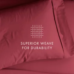 2-Pack Pillowcases Wrinkle-Free Bedding Essentials Burgundy -Bed Linings Sales 2024 44fdfcdc2b5b41b1a6e646211279d371