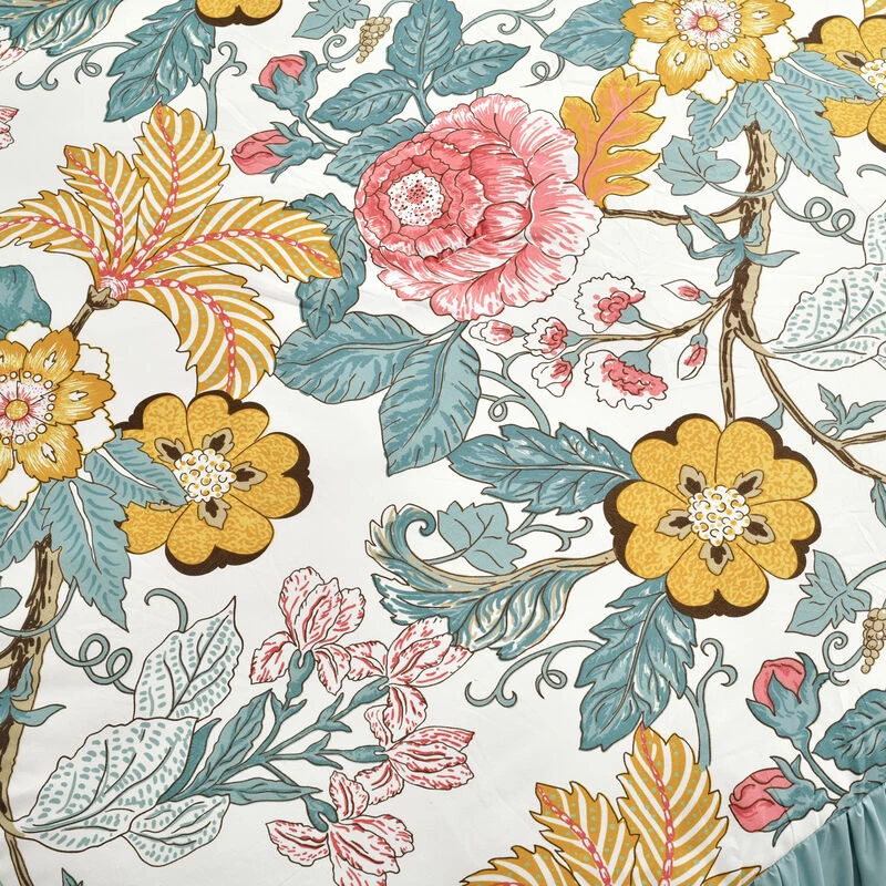 Sydney Bedspread 3Pc Set Blue/Yellow 5 Sydney Bedspread 3Pc Set Blue/Yellow - Image 5