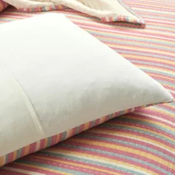 Tracy Stripe Pick Stitch Kantha Yarn Dyed Cotton Woven Quilt/Coverlet 3Pc Set Rust/Yellow -Bed Linings Sales 2024 4e1ba2a3beb64c1594a8346831f9c416