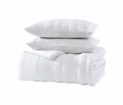 Elm 3 Piece Comforter Set Queen White White -Bed Linings Sales 2024 4f25388ea4ce4c30bca90f6bb0eced1b 1