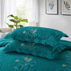 MarCielo 3 Piece Lightweight Bedspread Quilt Set Lapaz Teal 7 MarCielo 3 Piece Lightweight Bedspread Quilt Set Lapaz Teal -Bed Linings Sales 2024 50491d3df60148a99d99b393e50191c1