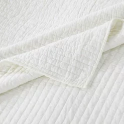 Greenland Home Fashions Monterrey Finely Stitched Quilt Set Classic Solid Color Antique White -Bed Linings Sales 2024 534566d016244b8d97dbfe308cf01ceb