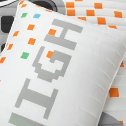 Video Games Reversible Oversized Quilt 4Pc Set White -Bed Linings Sales 2024 580c094bd7e6419b81f0d4fdc594e28d