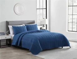 Willow 3 Piece King Quilt Set Slate Slate -Bed Linings Sales 2024 5ff7c6e405044d9488fb689cc0e5fb1e 1