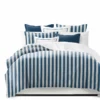6ix Tailors Fine Linens Wave Runner Blue Coverlet Set Blue