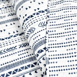 Hygge Stripe Quilt 3Pc Set Navy/White -Bed Linings Sales 2024 63efbda3a3e7433c89e211abc383b109