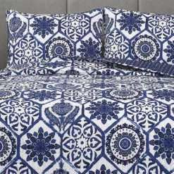 Marvel Quilt Navy 3Pc Set King Navy -Bed Linings Sales 2024 70a7b9354420479a891203c134ab0493