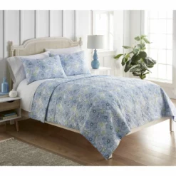 Seersucker 6-in-1 Quilt Set Americana Stripe Blue Poppies -Bed Linings Sales 2024 7935f8b396154336a3f8502b301d5564