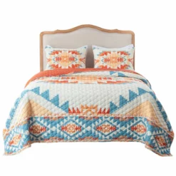 Greenland Home Horizon Fashions Southwestern Boho 2 Pieces Quilt Set Sunset