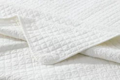 MarCielo 100% Cotton Quilted Throw 50 X 60 Inches Soft White -Bed Linings Sales 2024 7963434e72d04d6383f3c41f5484e385