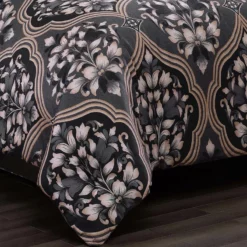 Bebejan Asti Black 100% Cotton 230 Thread Count 5-Piece Reversible Comforter Set. Black -Bed Linings Sales 2024 7b7489152702460c8b118417288e82fe