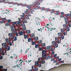 MarCielo 3 Piece Quilt Bedspread Set B024 Red -Bed Linings Sales 2024 7d1d68888fa445c3a99d20c11c2a312a
