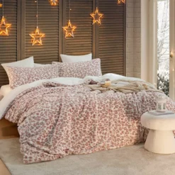 Love Bites - Coma Inducer® Oversized Comforter - Rose Taupe/White Multi