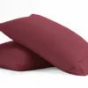 2-Pack Pillowcases Wrinkle-Free Bedding Essentials Burgundy