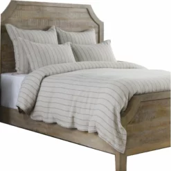 Ellis King Size Quilt With Silvadur Tech, Double Square Quilting, White-Benzara