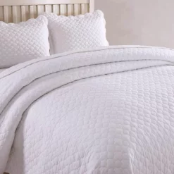 MarCielo White Cotton Quilt Set Bedspread Coverlet B34 White -Bed Linings Sales 2024 896a0b6c06494a11b1e2c61be26d9d12