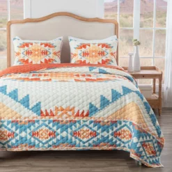 Greenland Home Horizon Fashions Southwestern Boho 2 Pieces Quilt Set Sunset -Bed Linings Sales 2024 8b6f7ef082b543b38775fc3c662e9727