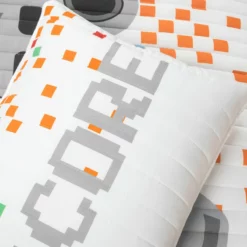 Video Games Reversible Oversized Quilt 4Pc Set White -Bed Linings Sales 2024 9246d23e2049472084b694b3ffa3ddc0