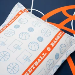 Basketball Game Reversible Oversized Comforter 5-Pc Set Navy -Bed Linings Sales 2024 953b6a6d203643e1b2a8bd6eb64954a2