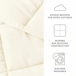 Essential Soft Lightweight Down-Alternative Comforter Ivory -Bed Linings Sales 2024 9b675c5fd2a64bf29d600519fc839dfa