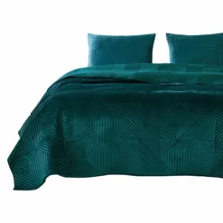 Ahab 36 X 20 King Pillow Sham, Polyester Filling, Motif, Teal Dutch Velvet-Benzara -Bed Linings Sales 2024 9d17cdf42d3448f085840f4464d725a3