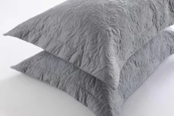 MarCielo 2 Piece Embroidery Pillow Shams Gray -Bed Linings Sales 2024 9f8c5669f90b4a4c8d6f539a9bc9b738