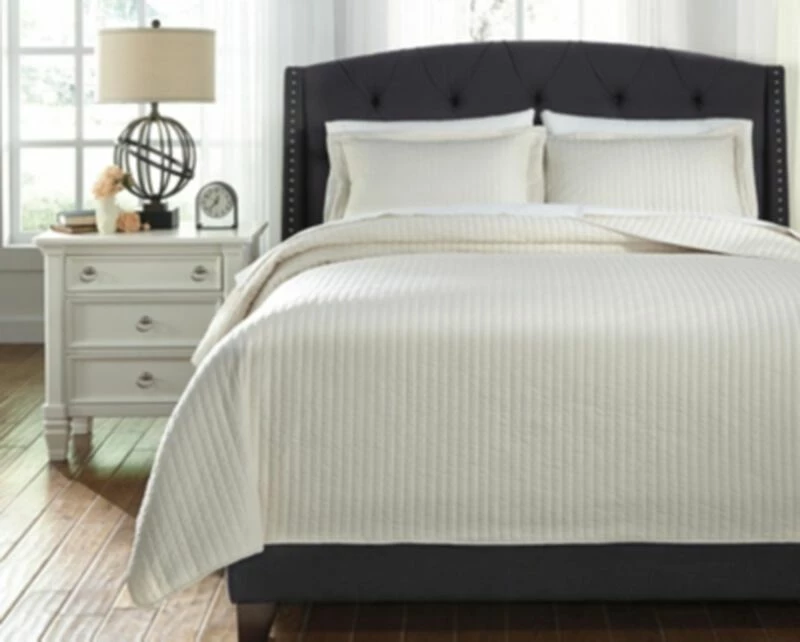 Raleda Queen Coverlet Set Buff 2 Raleda Queen Coverlet Set Buff - Image 2