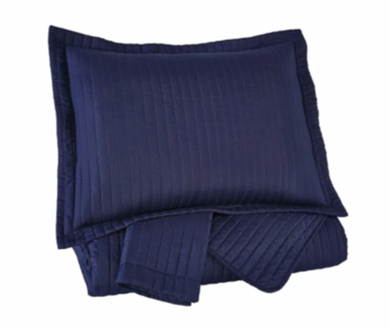 Raleda King Coverlet Set Navy 1 Raleda King Coverlet Set Navy