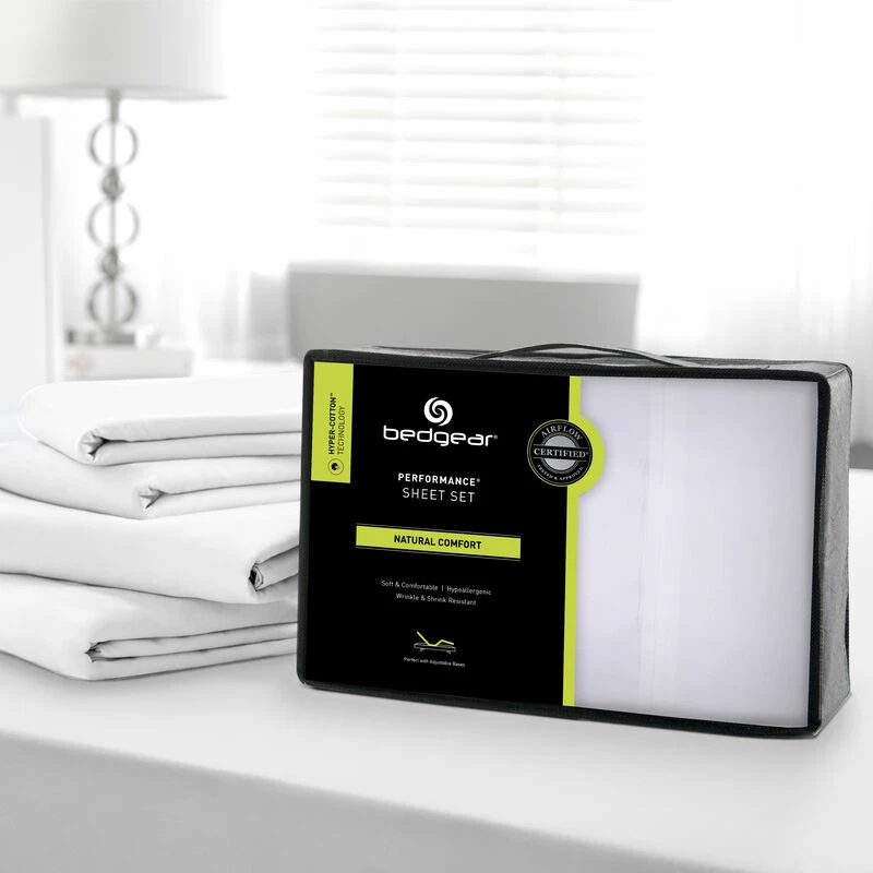 Hyper Cotton Sheet Set Collection By Bedgear White 1 Hyper Cotton Sheet Set Collection By Bedgear White