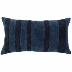 Rizzy Home Navy Kidney Pillow