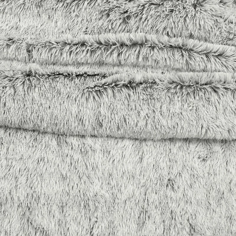 Emma Cozy Ultra Soft Two Tone Faux Fur Comforter 3-Pc Set Gray 7 Emma Cozy Ultra Soft Two Tone Faux Fur Comforter 3-Pc Set Gray - Image 7